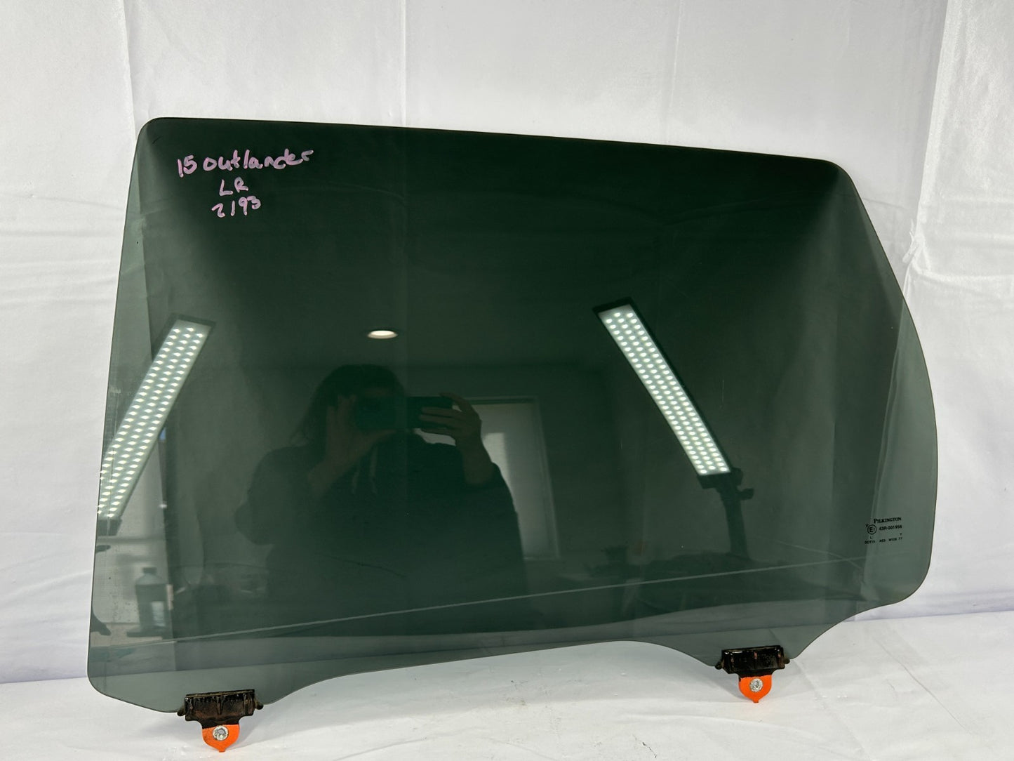 2015 Mitsubishi Outlander Sport Rear Left Driver Side Door Window Glass OEM