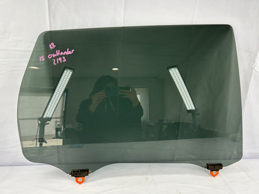 2015 Mitsubishi Outlander Sport Rear Right Passenger Side Door Window Glass OEM