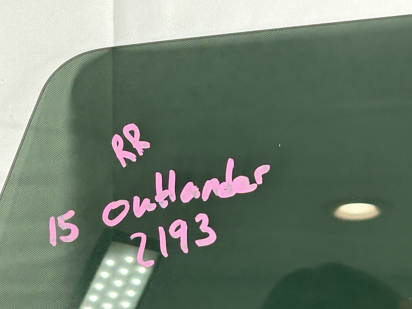 2015 Mitsubishi Outlander Sport Rear Right Passenger Side Door Window Glass OEM