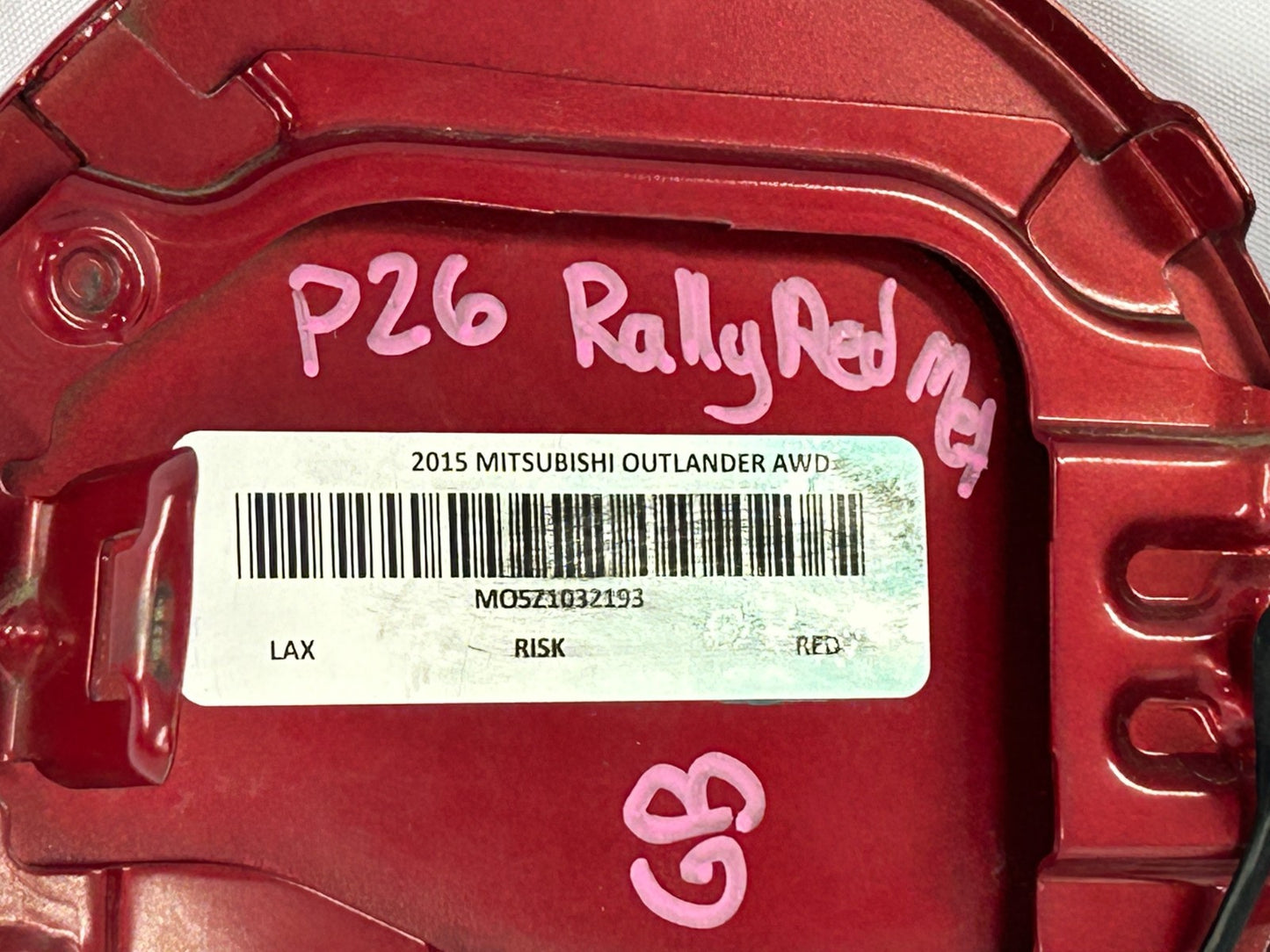 2011-2025 Mitsubishi Outlander Sport Fuel Gas Tank Door Cap Red P26 OEM 5940A143