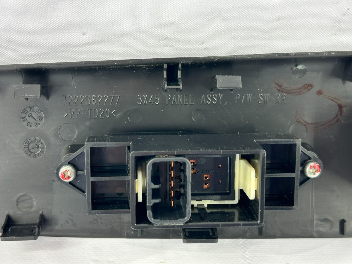 11-25 Mitsubishi Outlander Sport Rear Right Window Control Switch OEM 7222A526XD