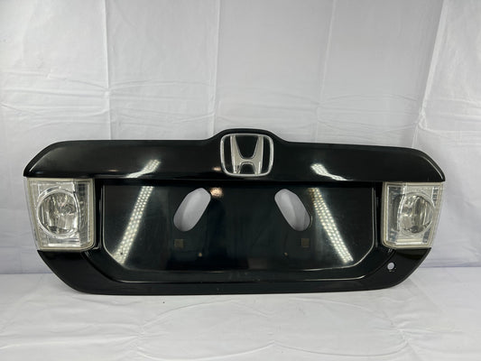 2003-2005 Honda Pilot License Plate Rear Finish Panel Trim Molding & Emblem OEM