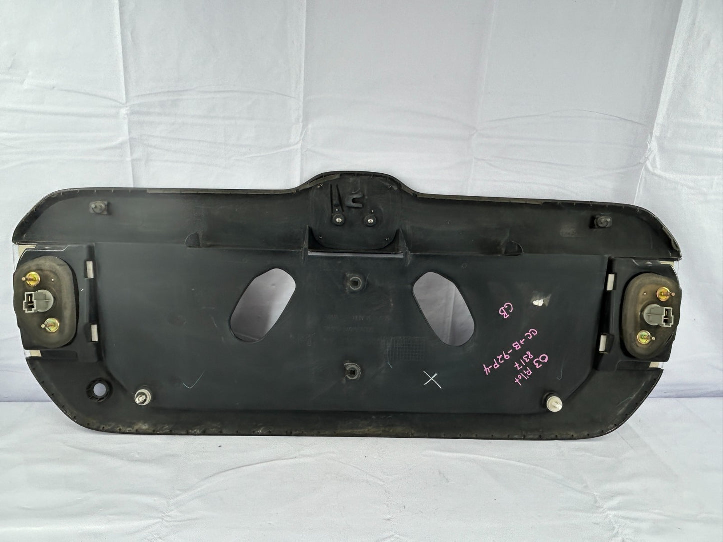 2003-2005 Honda Pilot License Plate Rear Finish Panel Trim Molding & Emblem OEM