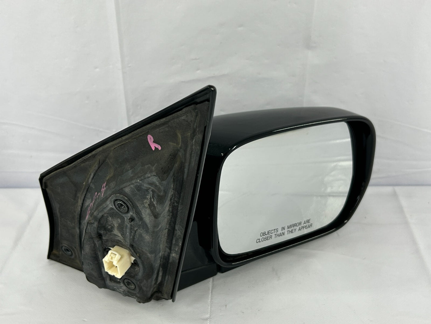 03-05 Honda Pilot Front Right Side View Door Mirror Black OEM 76200-S9V-A11ZB