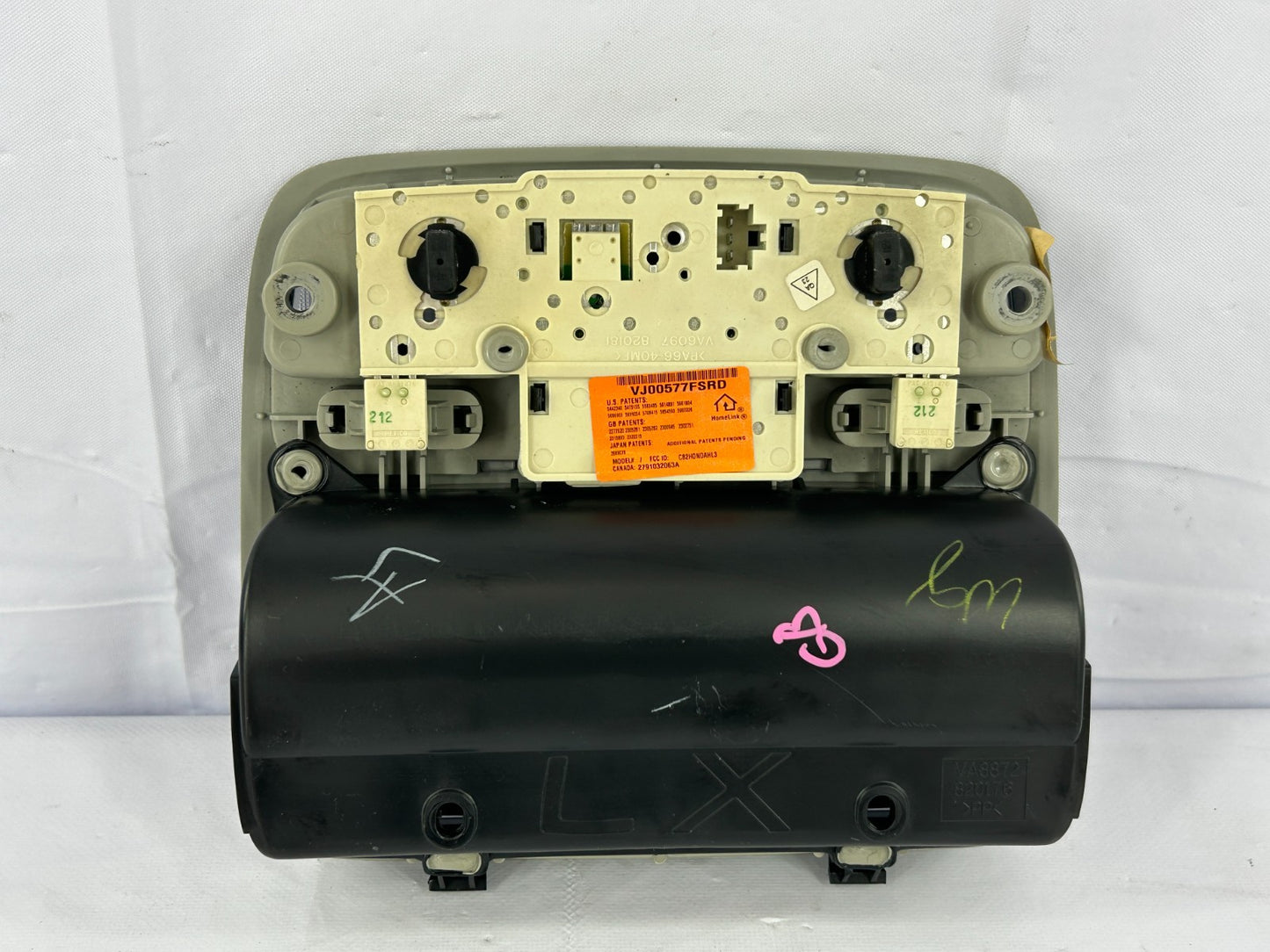 2003 Honda Pilot Overhead Console Map Dome Light Lamp Homelink Gray OEM