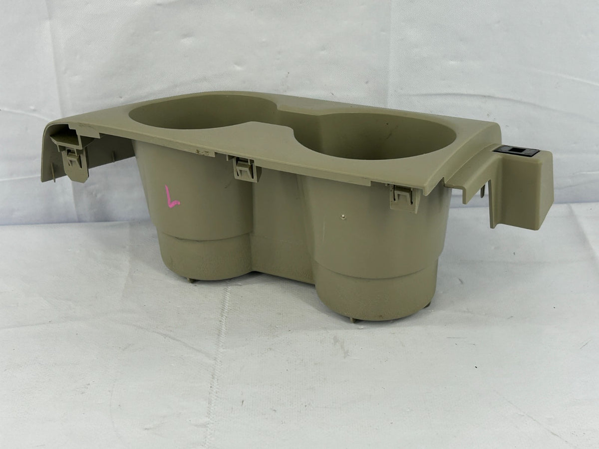 11-20 Toyota Sienna Rear Left Side Dual Cup Holder Beige OEM 64746-08010