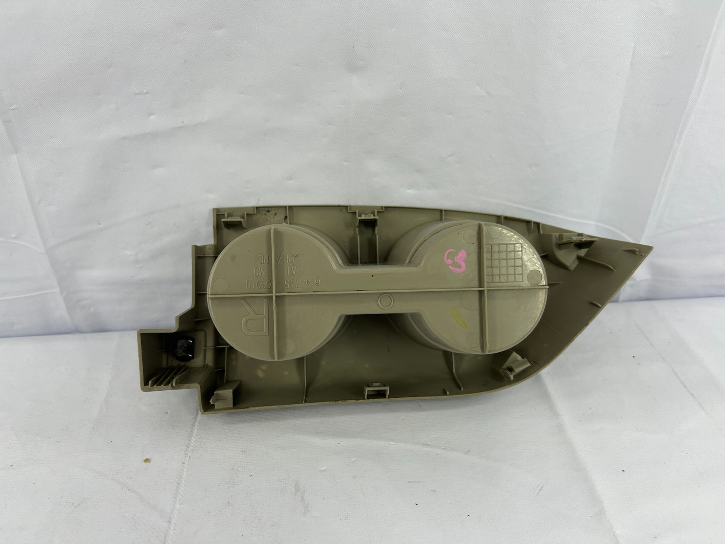 11-20 Toyota Sienna Rear Right Console Dual Cup Holder OEM 64745-08010