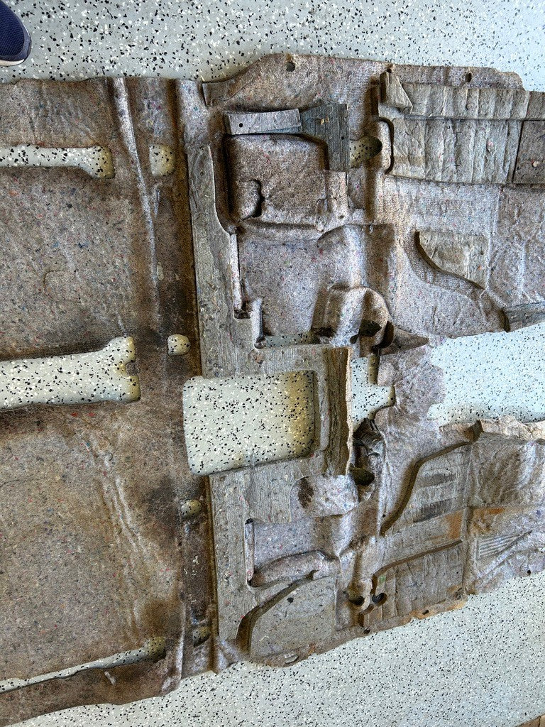 2011 Toyota Sienna Front Cabin Carpet Mat Gray OEM