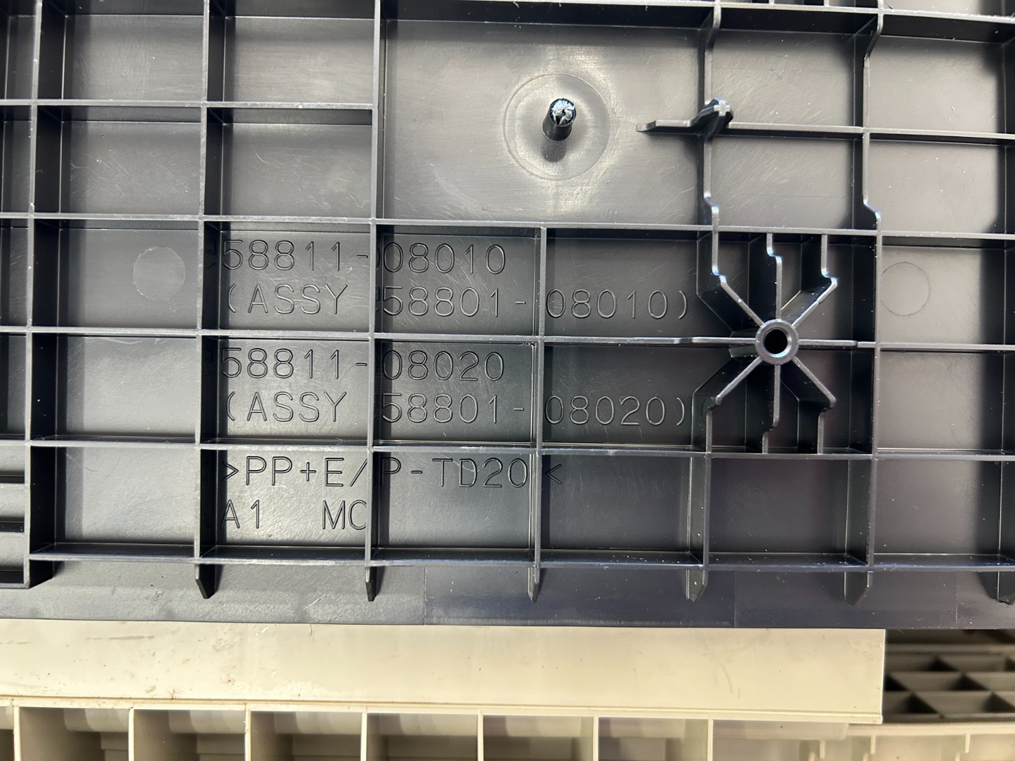 2011-2014 Toyota Sienna Center Console Base Storage Tray Box OEM