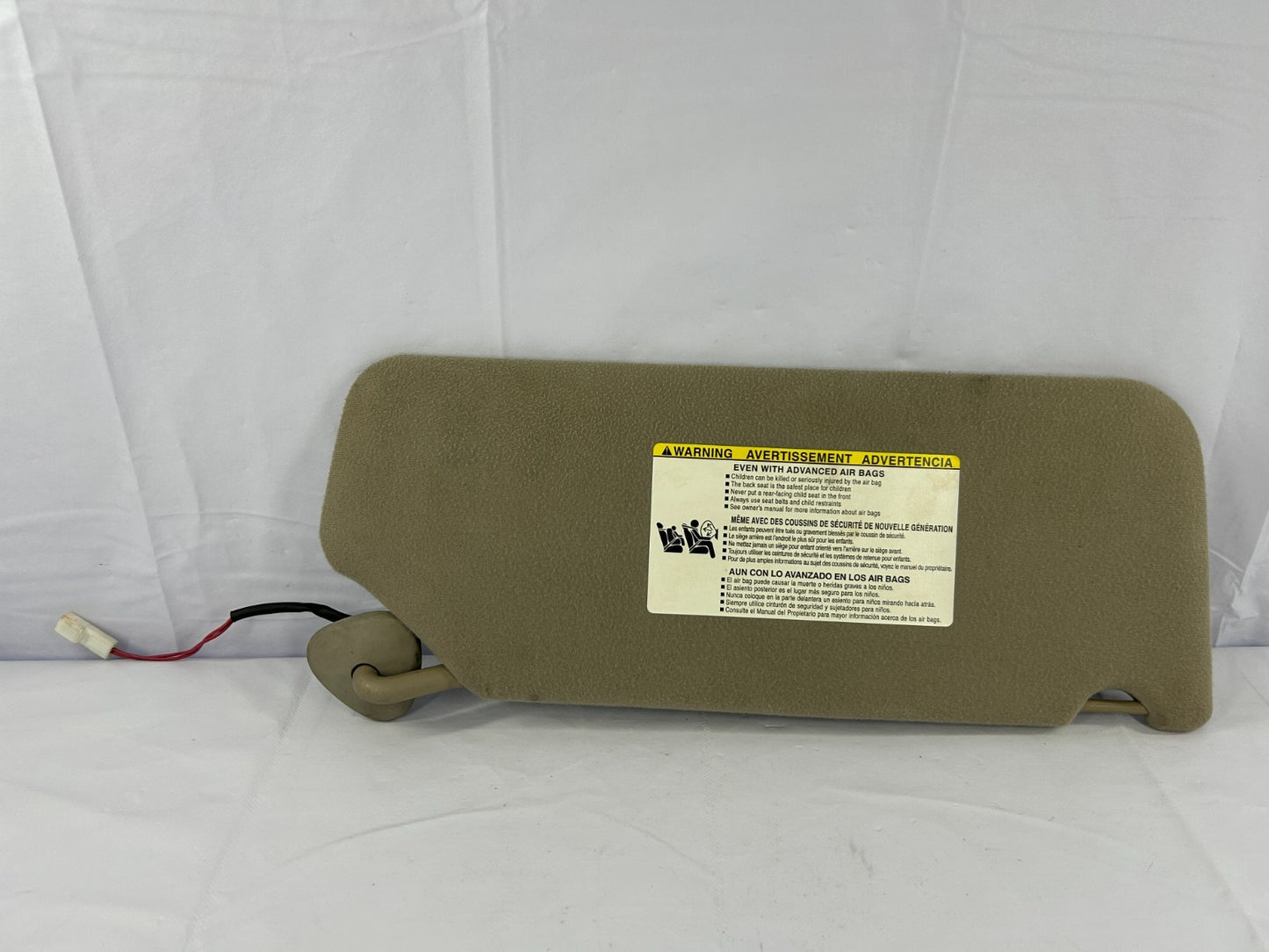 2011-2014 Toyota Sienna Front Left Sun Visor W/ Mirror Beige OEM 74320-08030-E0