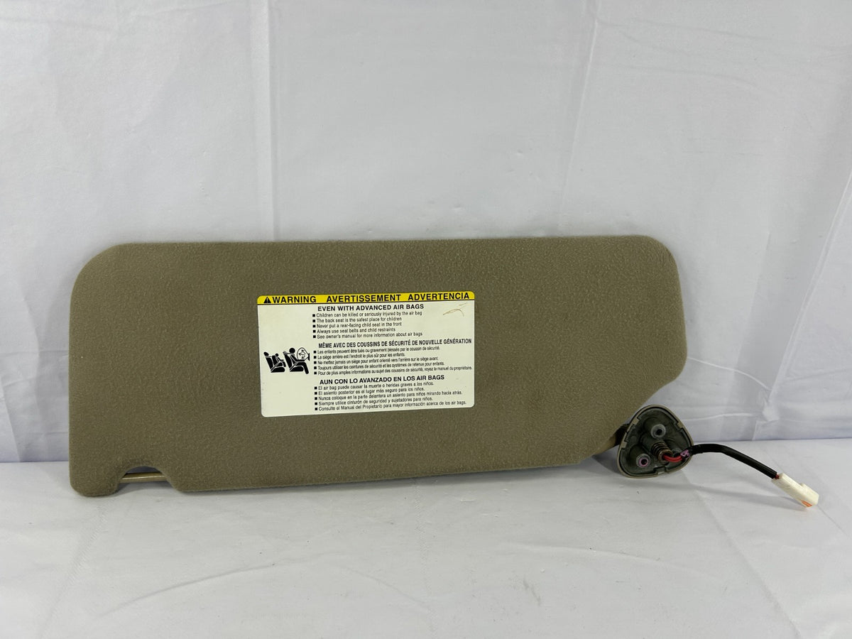 2011-2014 Toyota Sienna Front Right Sun Visor W/ Mirror Beige OEM 74310-08030-E0