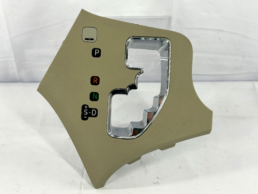 2011-2013 Toyota Sienna Gear Shift Shifter Indicator Bezel Trim Beige OEM