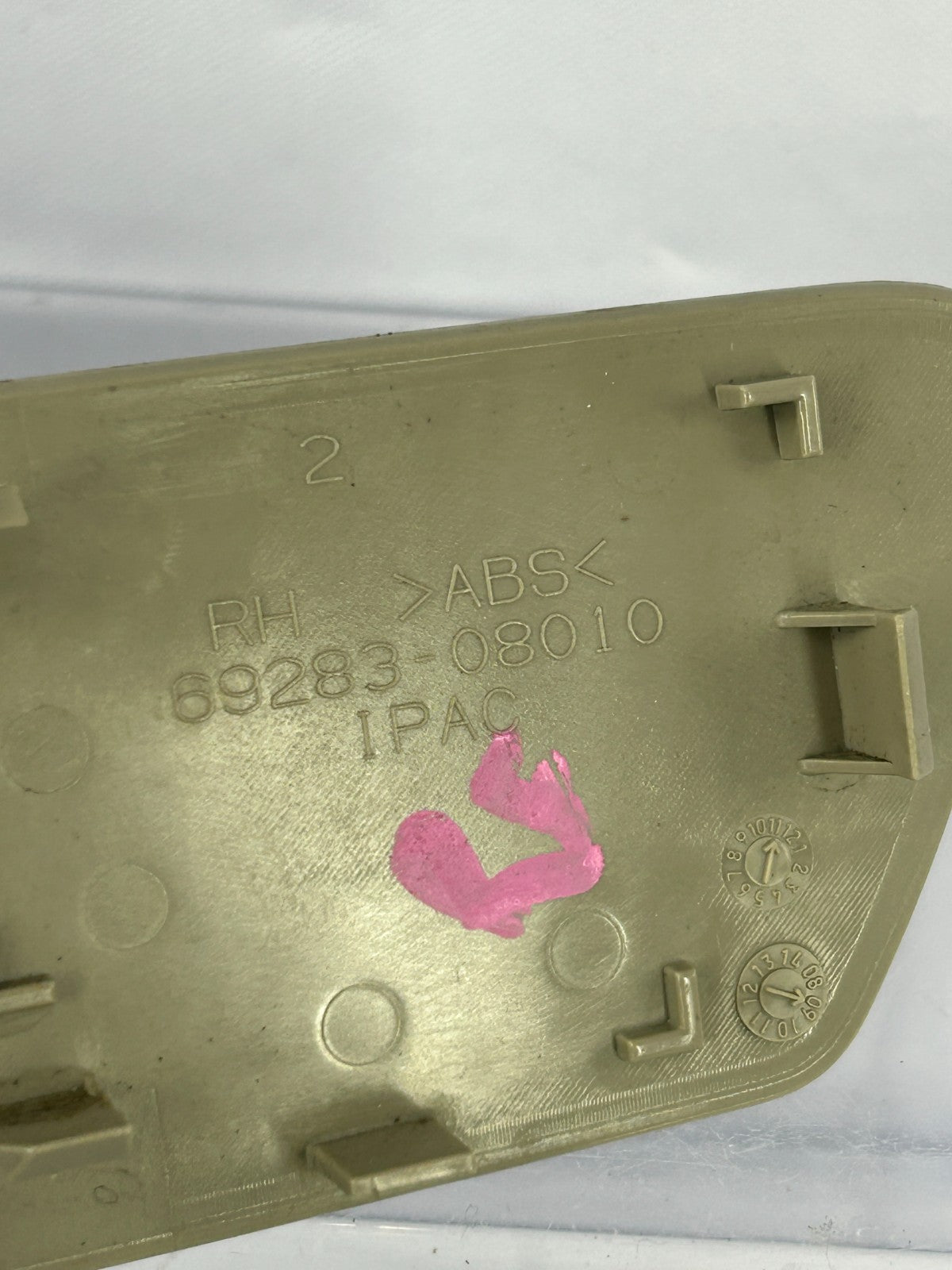 11-20 Toyota Sienna Front Right Door Inside Handle Bolt Cover OEM 69283-08010