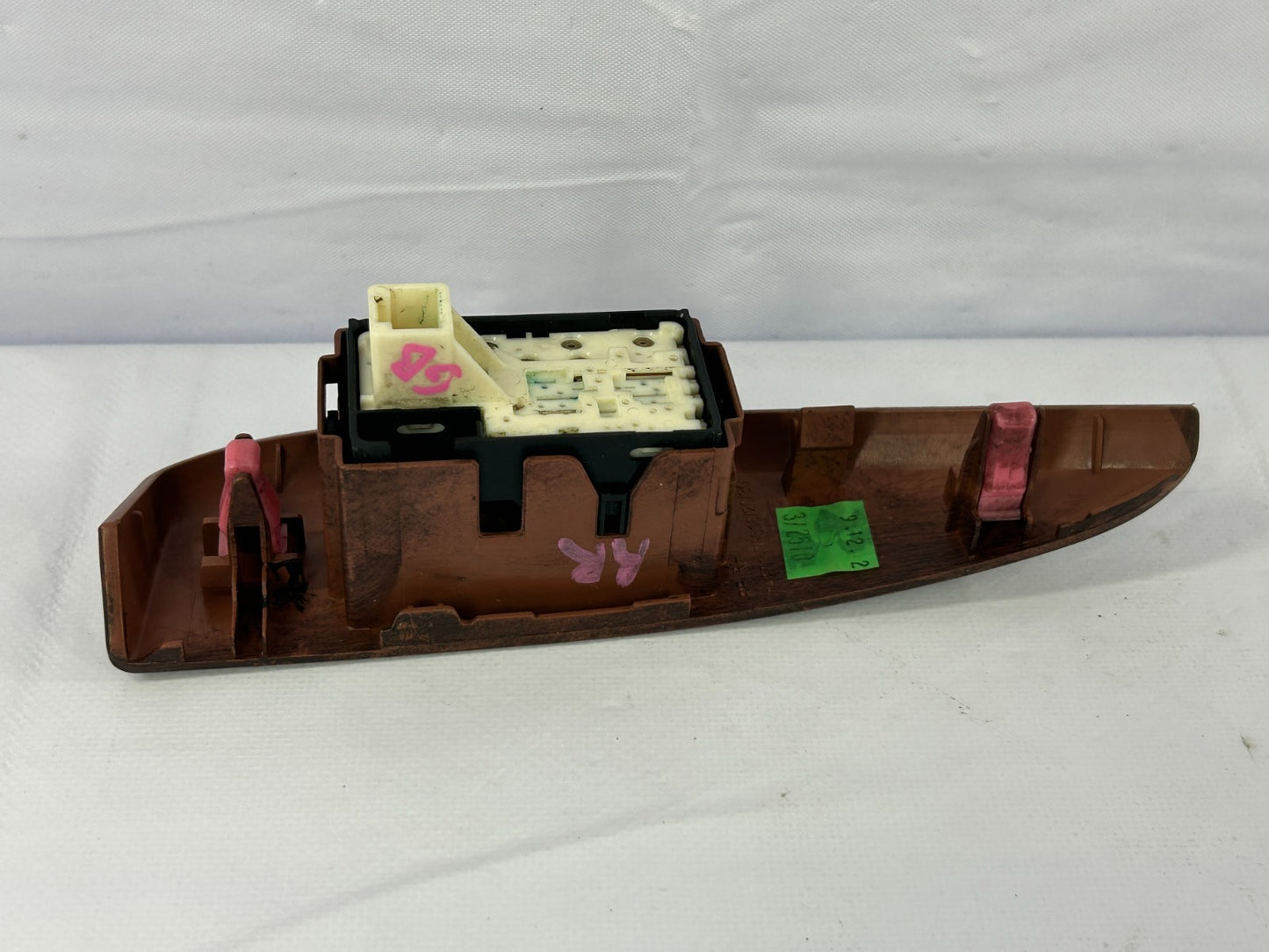 11-15 Toyota Sienna Rear Right Passenger Side Power Window Switch Wood Grain OEM