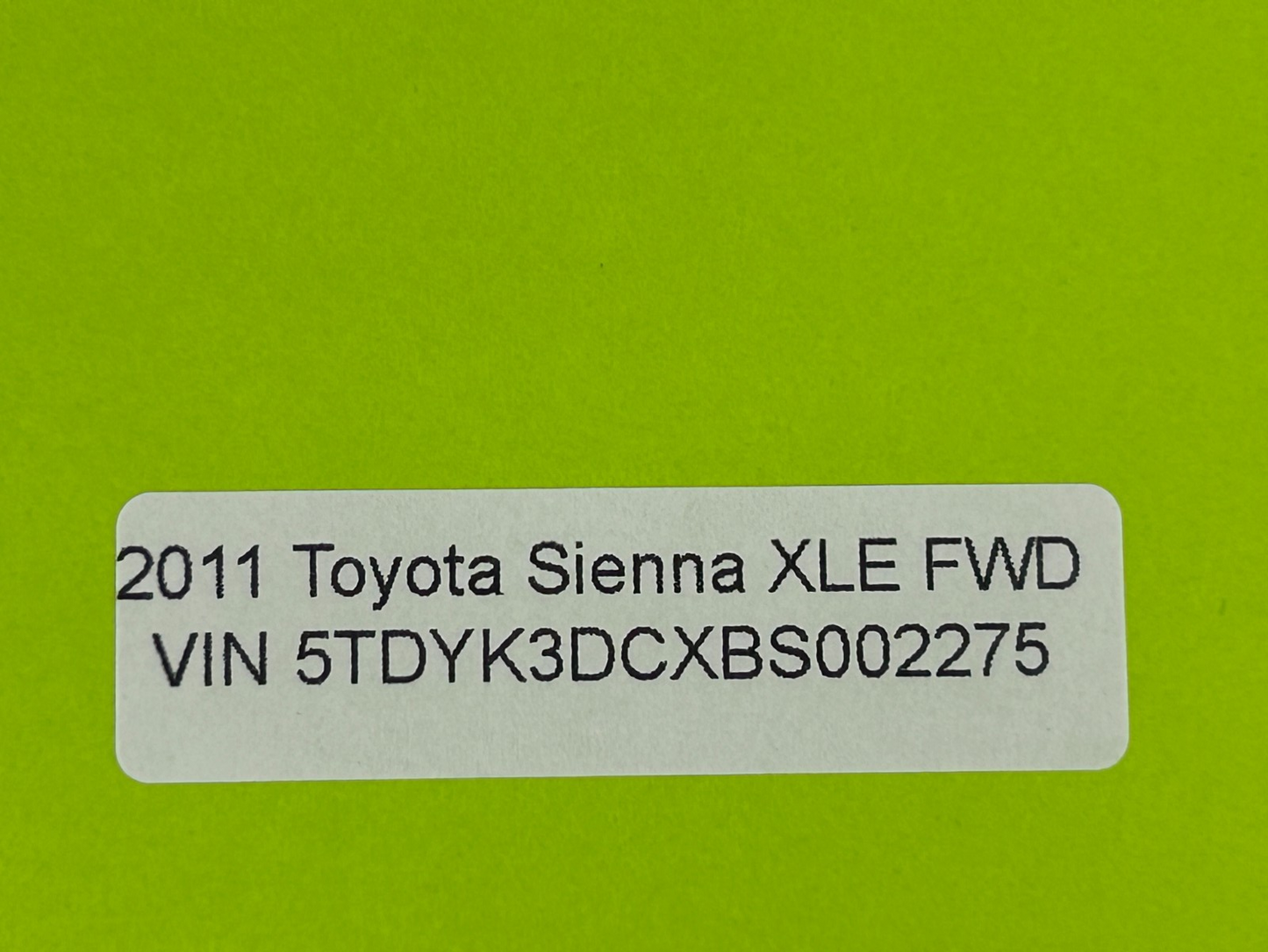2011-2015 Toyota Sienna Outer Door Mirror Switch OEM 84870-0T010-E0