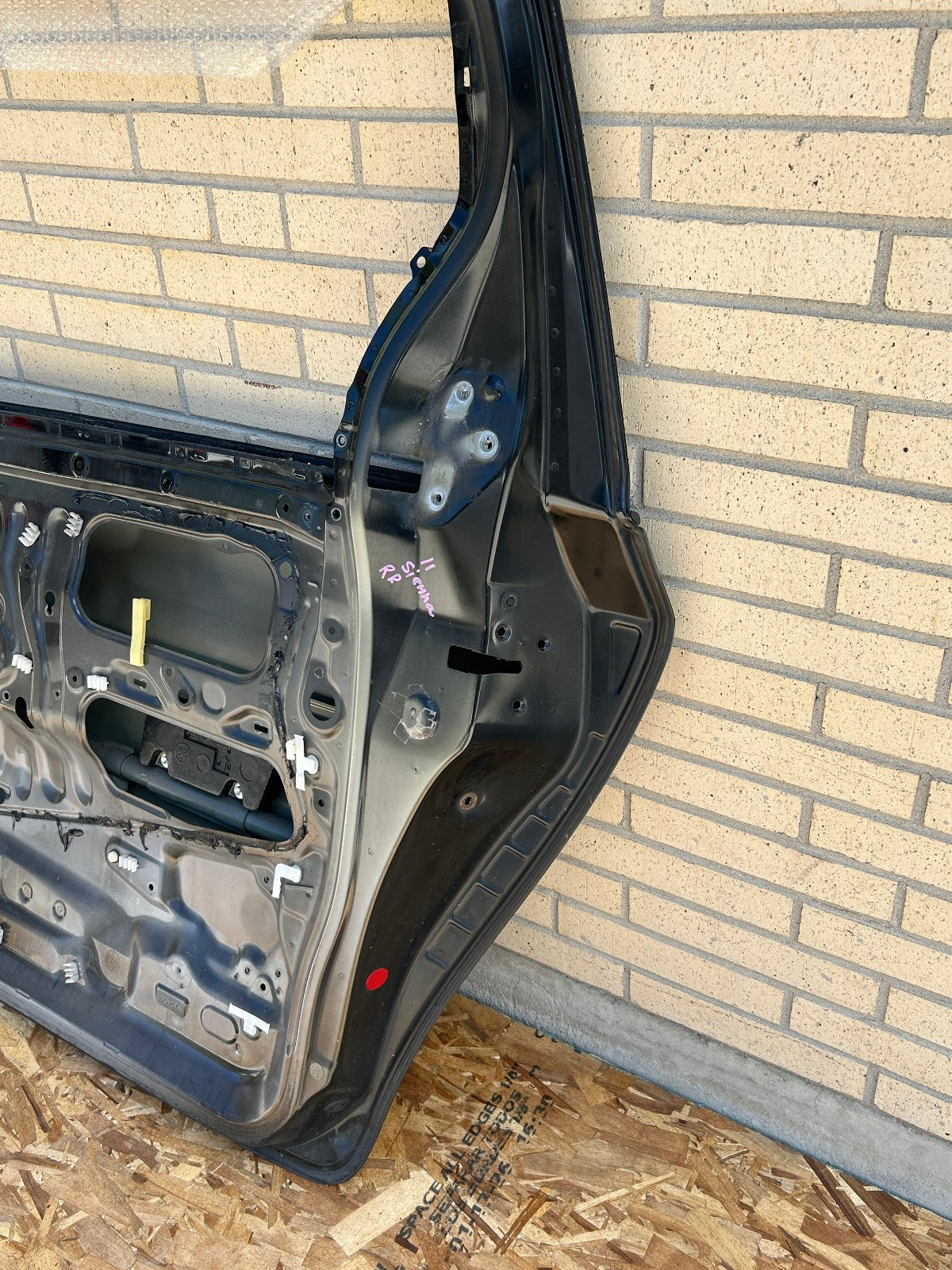2011 Toyota Sienna XLE Rear Right Passenger Side Door Shell Black Onyx 202 OEM