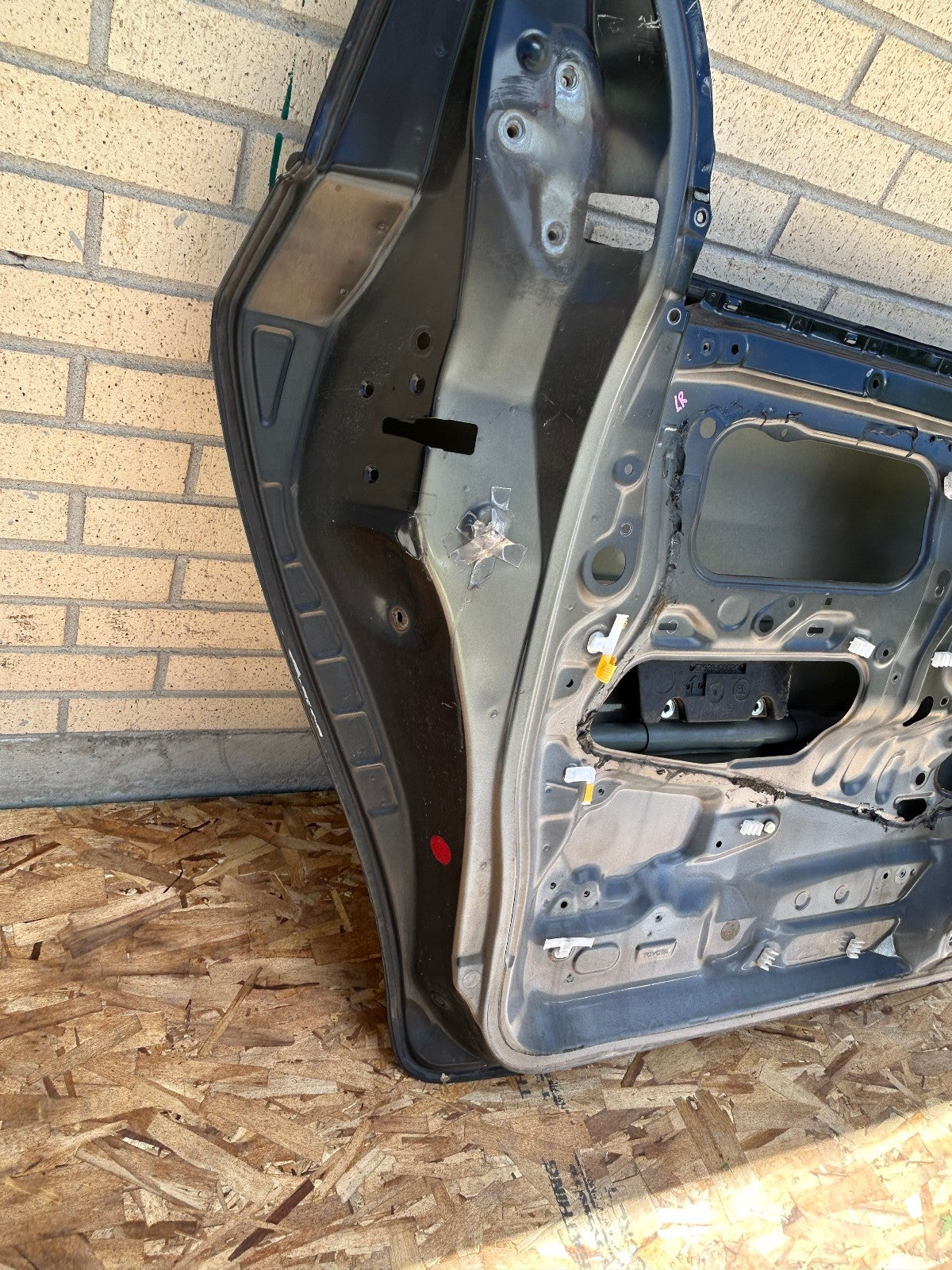 2011 Toyota Sienna XLE Rear Left Driver Side Door Shell Black Onyx 202 OEM