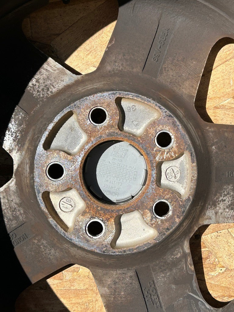 2003-2004 Honda Pilot Wheel 16x6-1/2 Alloy 5 Spoke OEM 42700S9VA51