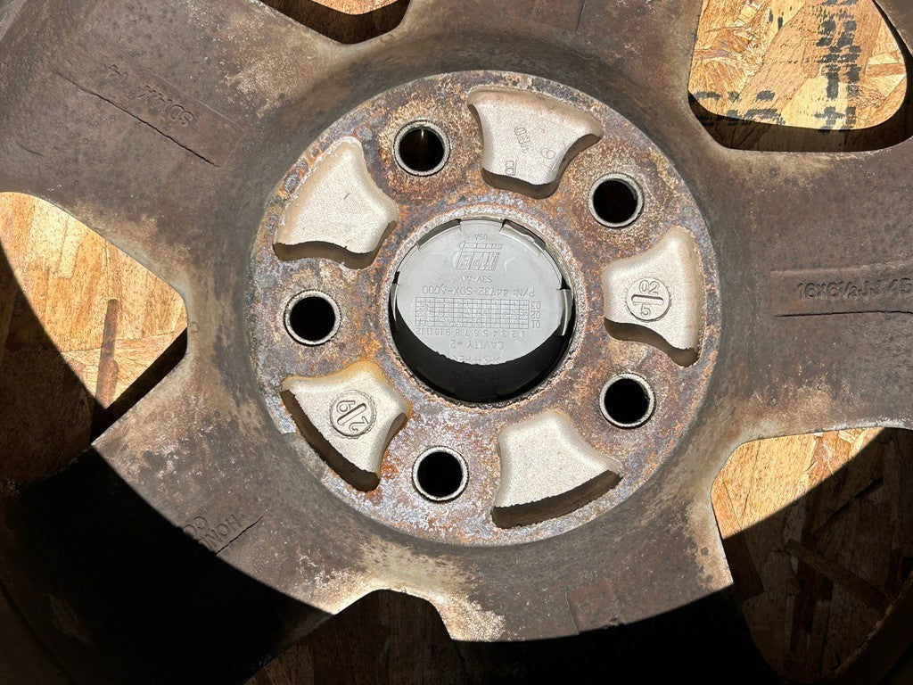2003-2004 Honda Pilot Wheel 16x6-1/2 Alloy 5 Spoke OEM 42700S9VA51