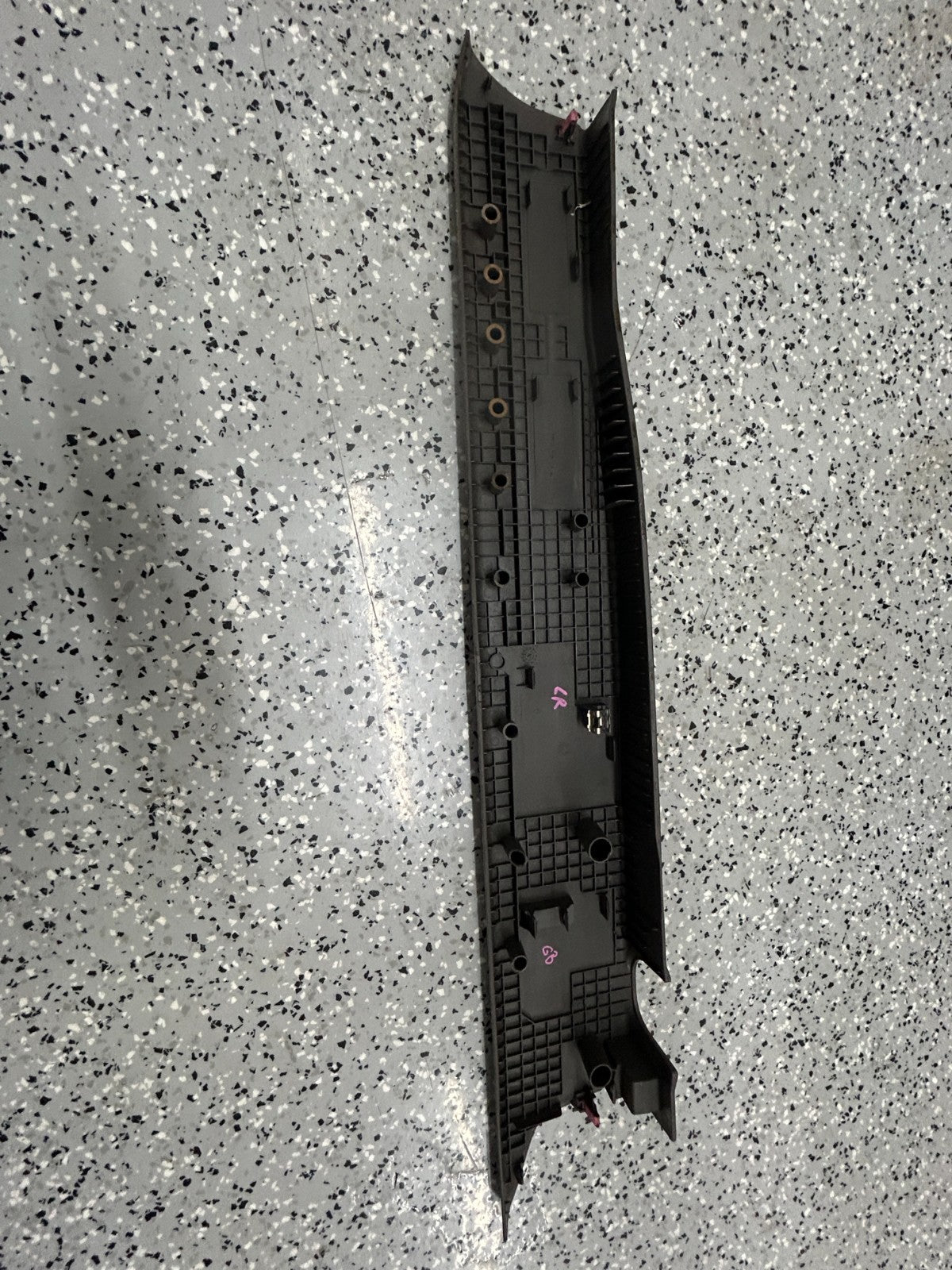 11-14 Toyota Sienna Rear Left Slide Door Kick Scuff Panel Gray OEM 67918-08020