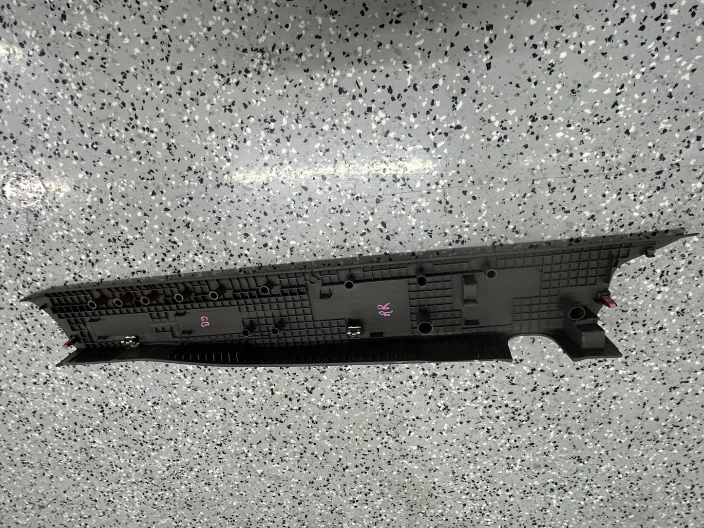 11-14 Toyota Sienna Rear Right Slide Door Kick Scuff Panel Gray OEM 67917-08020