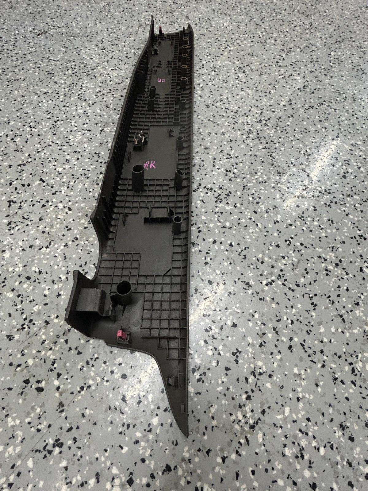 11-14 Toyota Sienna Rear Right Slide Door Kick Scuff Panel Gray OEM 67917-08020
