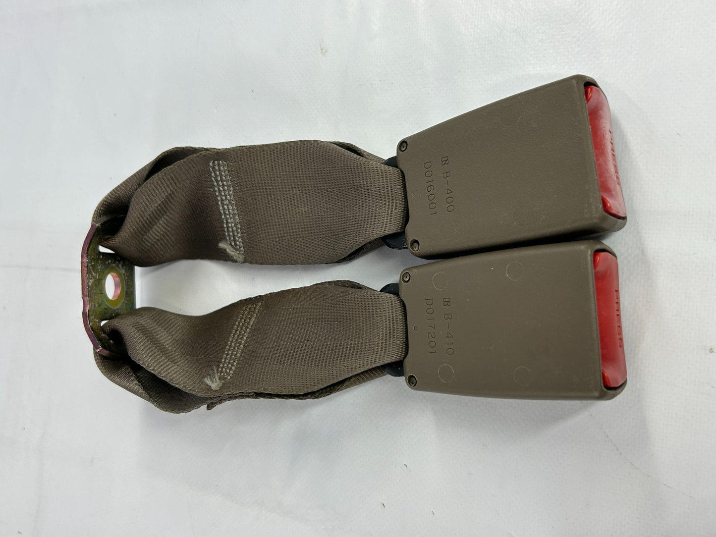 1996-1999 Toyota 4Runner Rear Left Driver Side Seat Belt Buckles Brown OEM