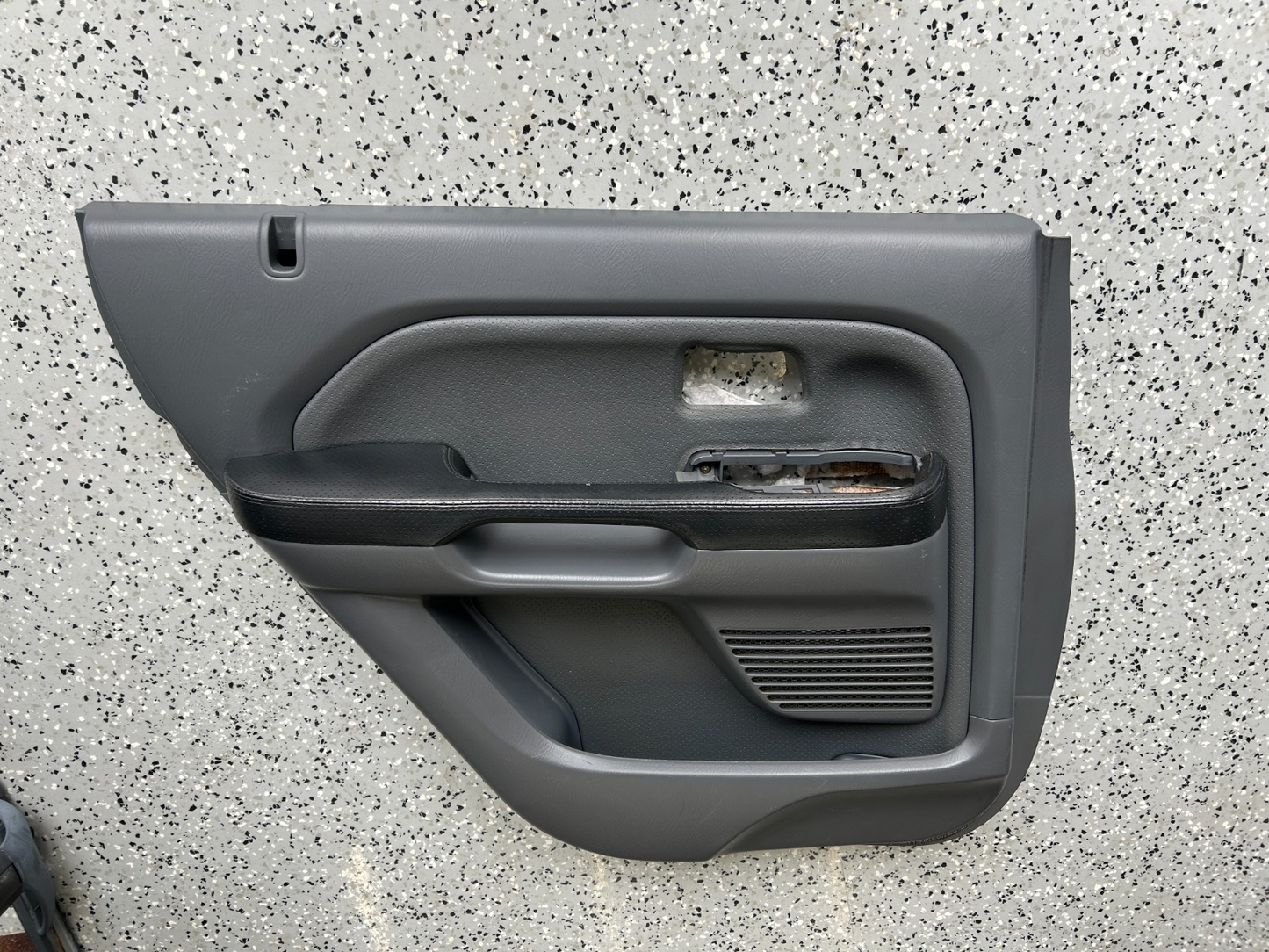 2003-2005 Honda Pilot Rear Left Driver Side Interior Door Panel Trim Gray OEM