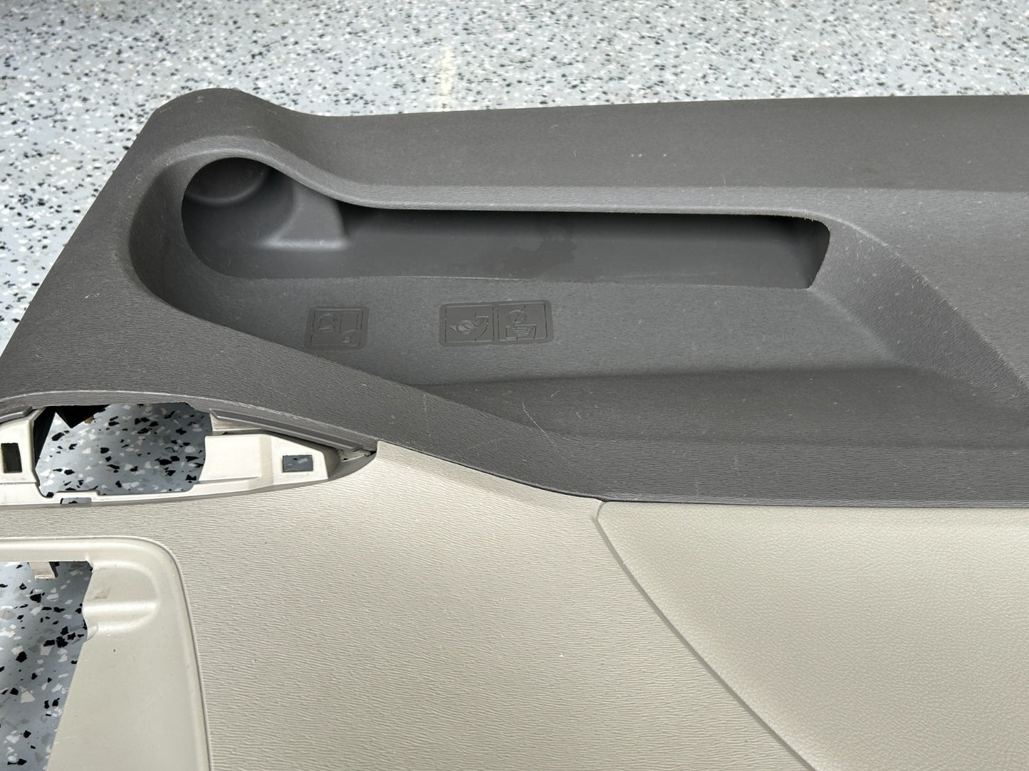 2011-2014 Toyota Sienna Interior Rear Left Side Door Trim Panel & Sunshade OEM