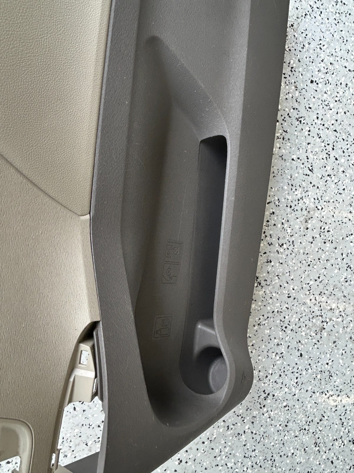 2011-2014 Toyota Sienna Interior Rear Right Side Door Trim Panel & Sunshade OEM