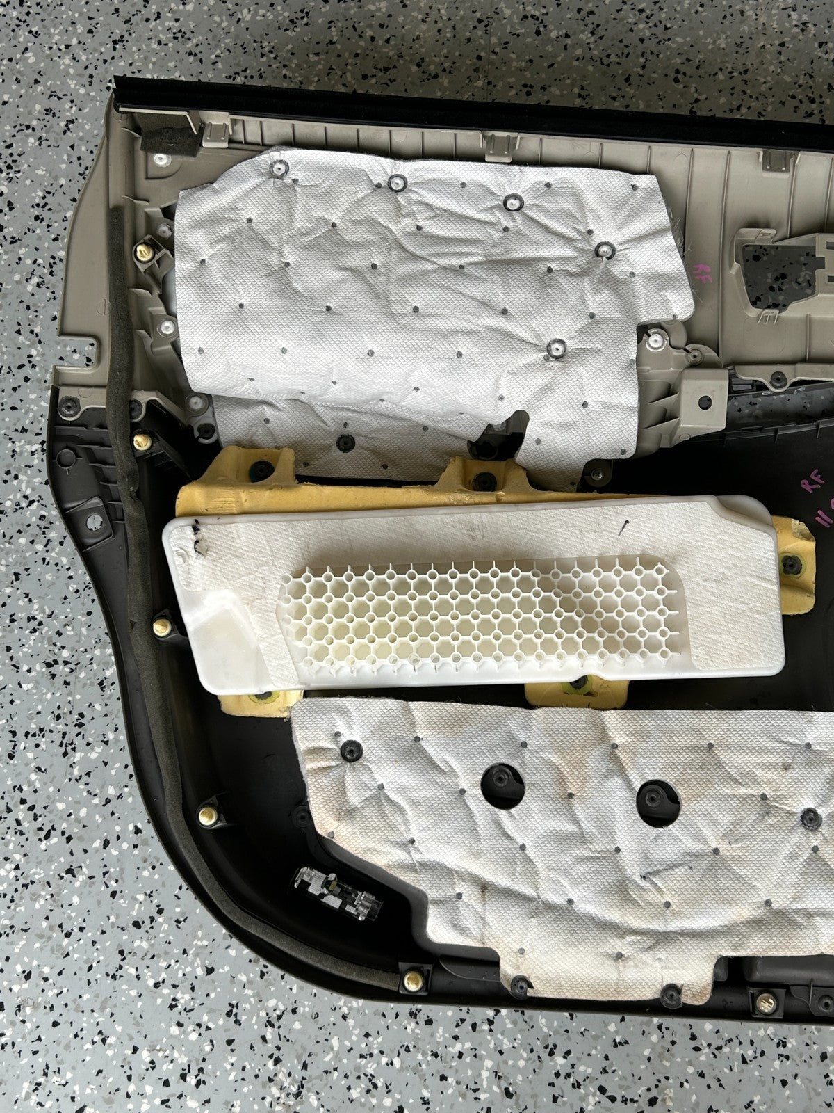 2011-2012 Toyota Sienna Interior Front Right Side Door Trim Panel Beige OEM
