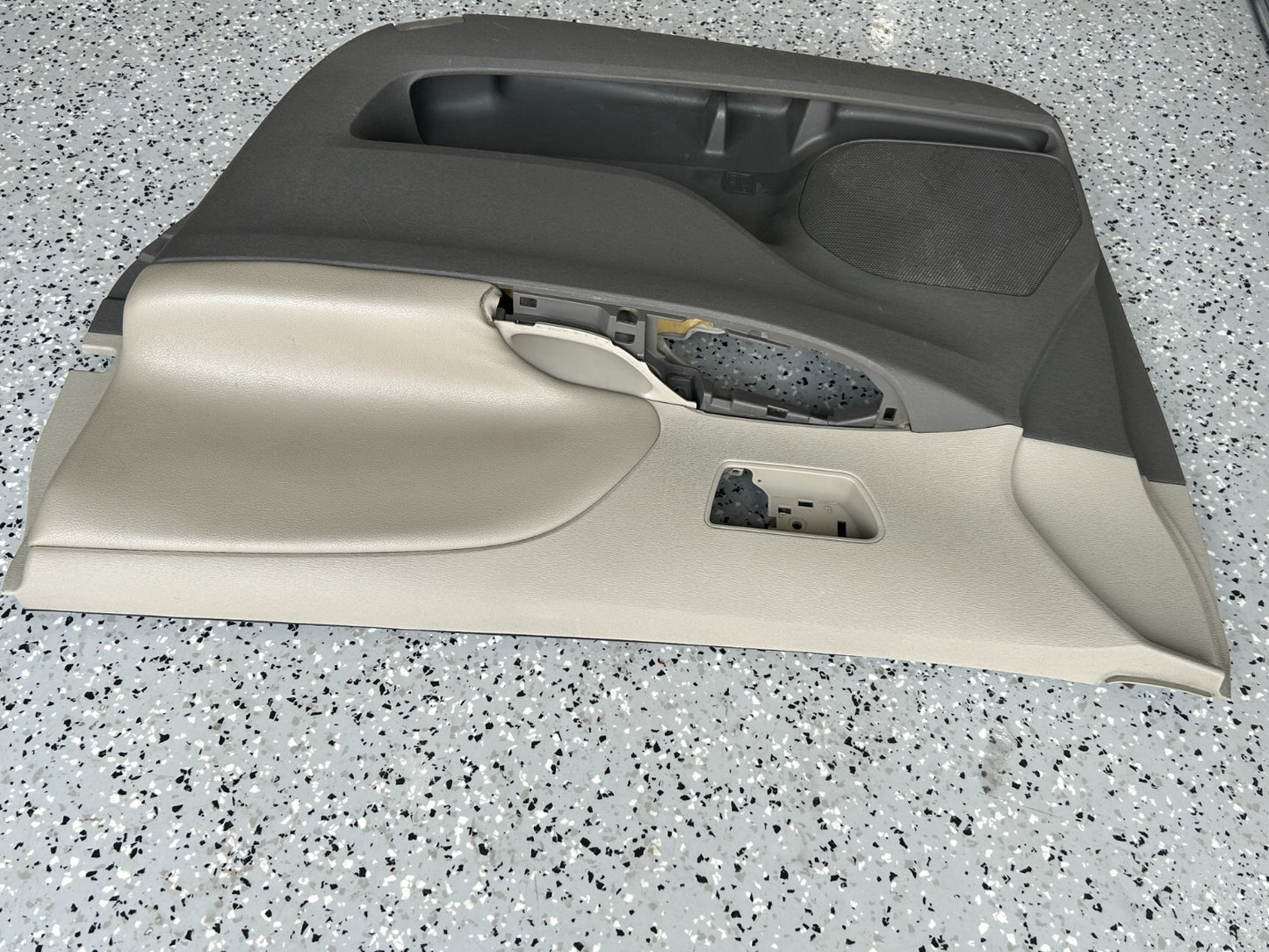 2011-2012 Toyota Sienna Interior Front Right Side Door Trim Panel Beige OEM