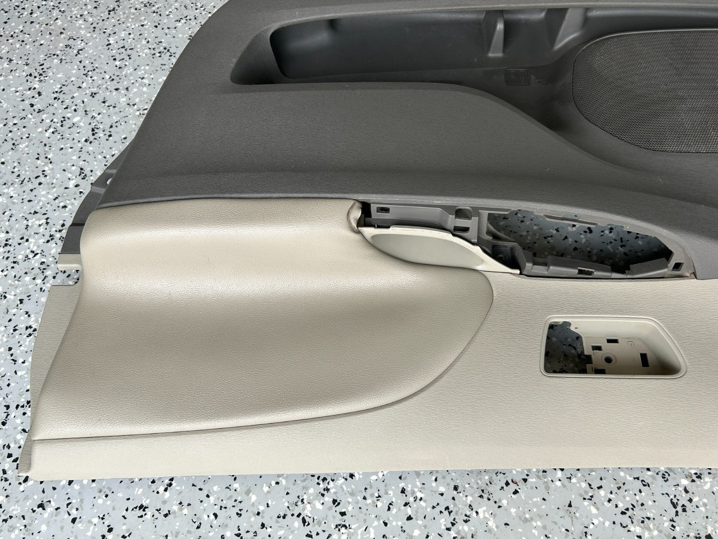 2011-2012 Toyota Sienna Interior Front Right Side Door Trim Panel Beige OEM