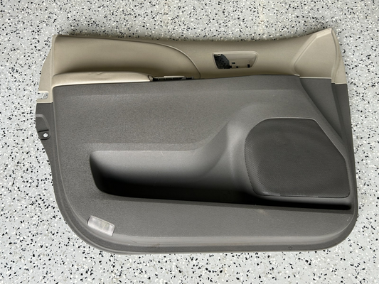 2011-2012 Toyota Sienna Interior Front Left Side Door Trim Panel Beige OEM