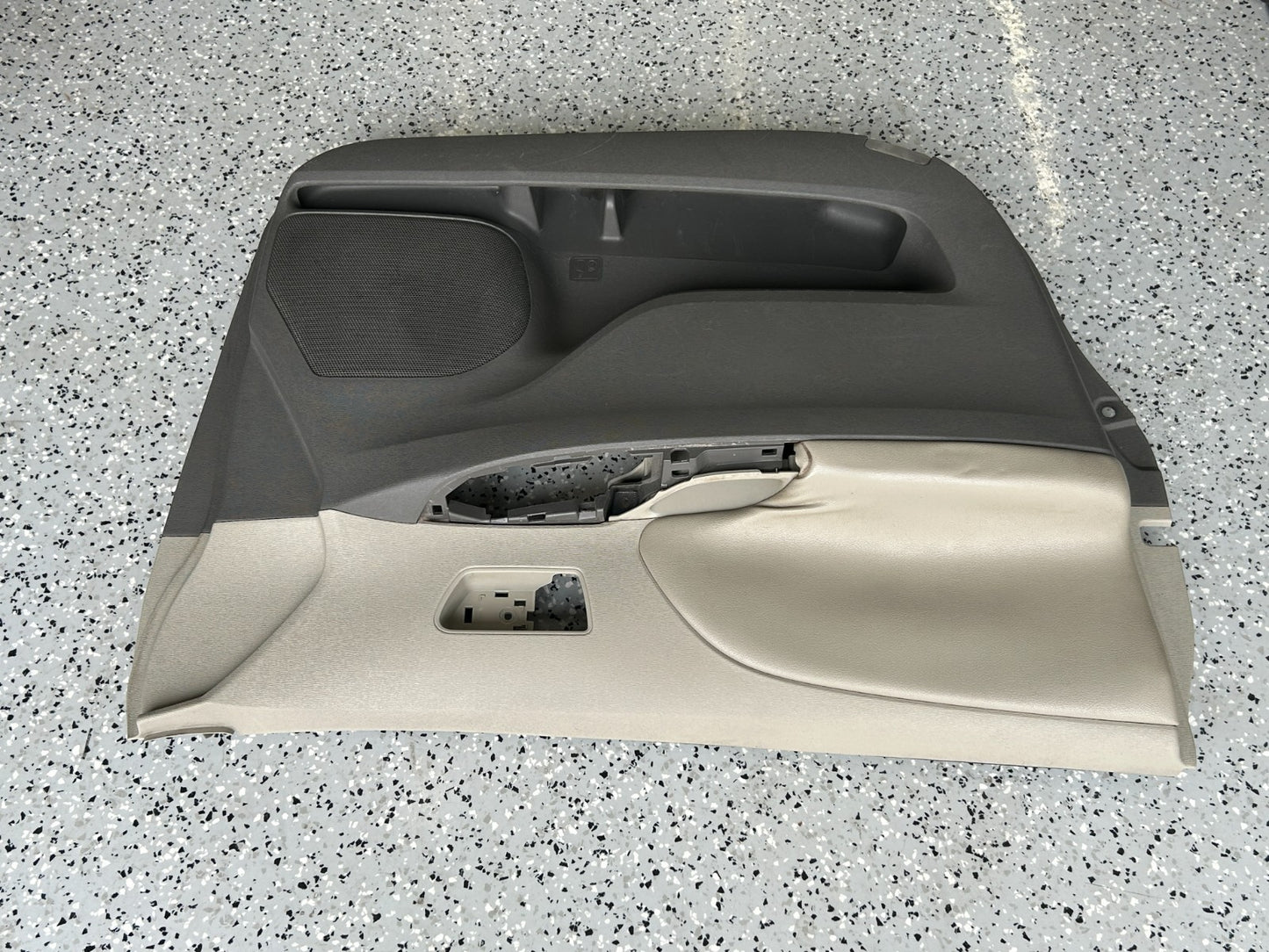2011-2012 Toyota Sienna Interior Front Left Side Door Trim Panel Beige OEM