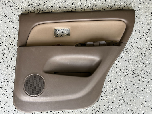 1996-1998 Toyota 4Runner Interior Rear Right Side Door Trim Panel Brown OEM