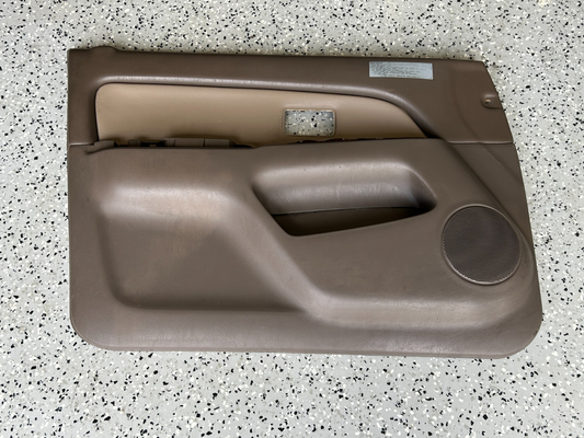1996-1998 Toyota 4Runner Front Left Side Door Trim Panel Brown OEM 67764-35040