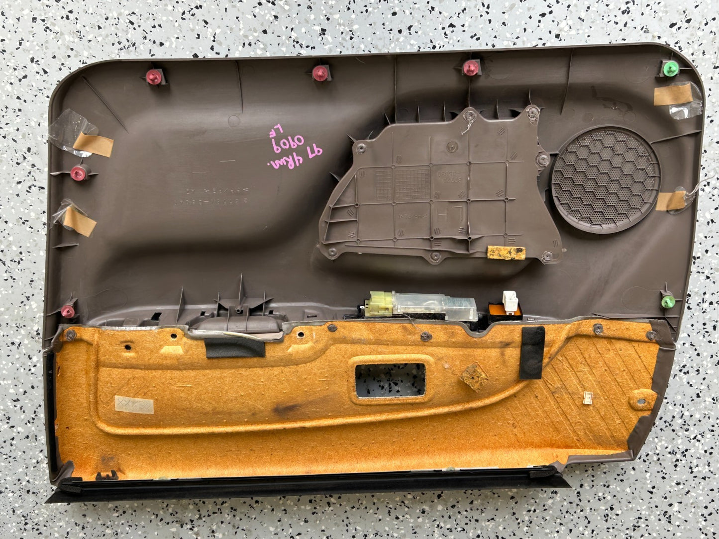 1996-1998 Toyota 4Runner Front Left Side Door Trim Panel Brown OEM 67764-35040