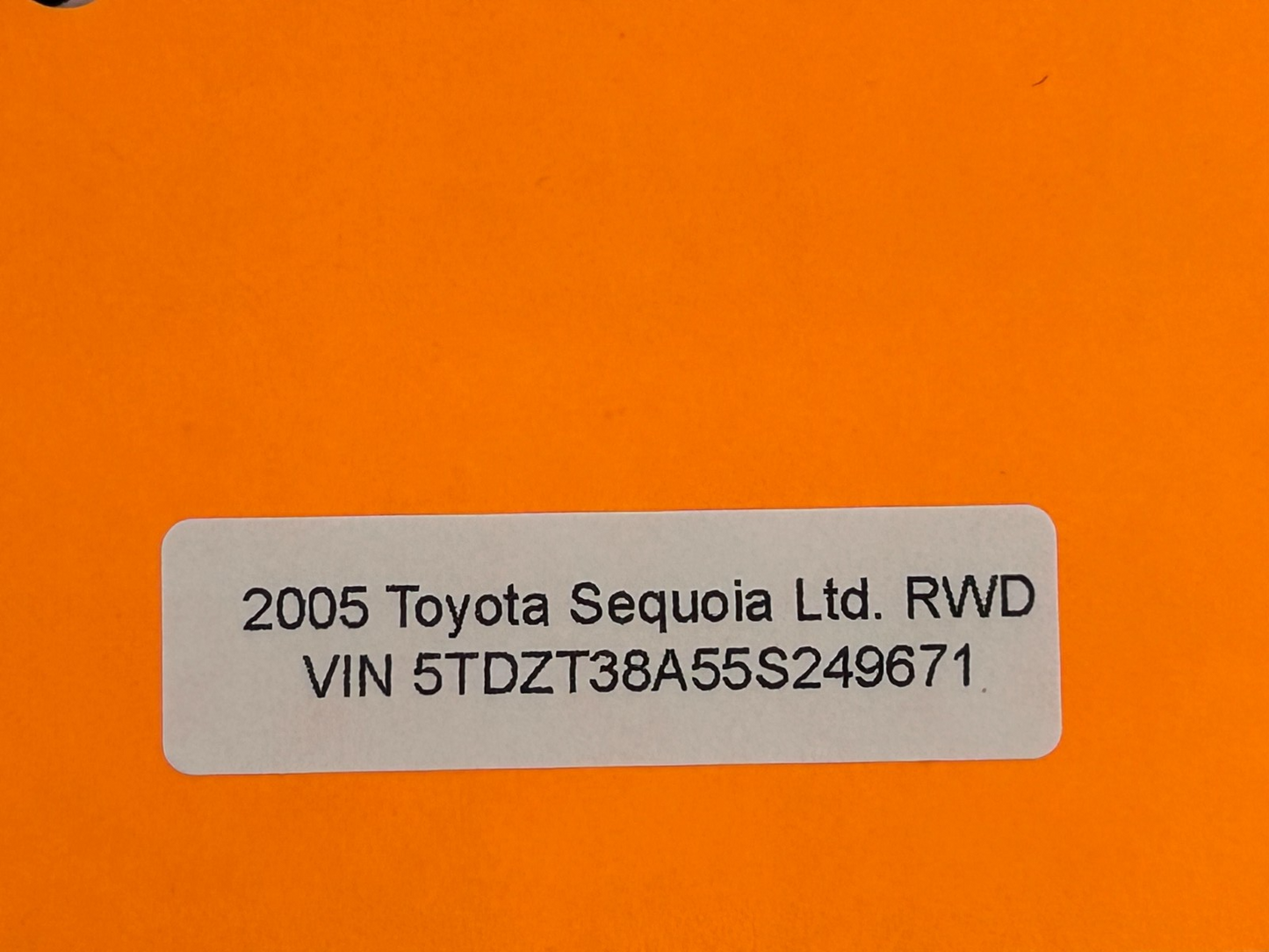 2001-2007 Toyota Sequoia Front Left Side Door Window Glass OEM 68102-0C020-83