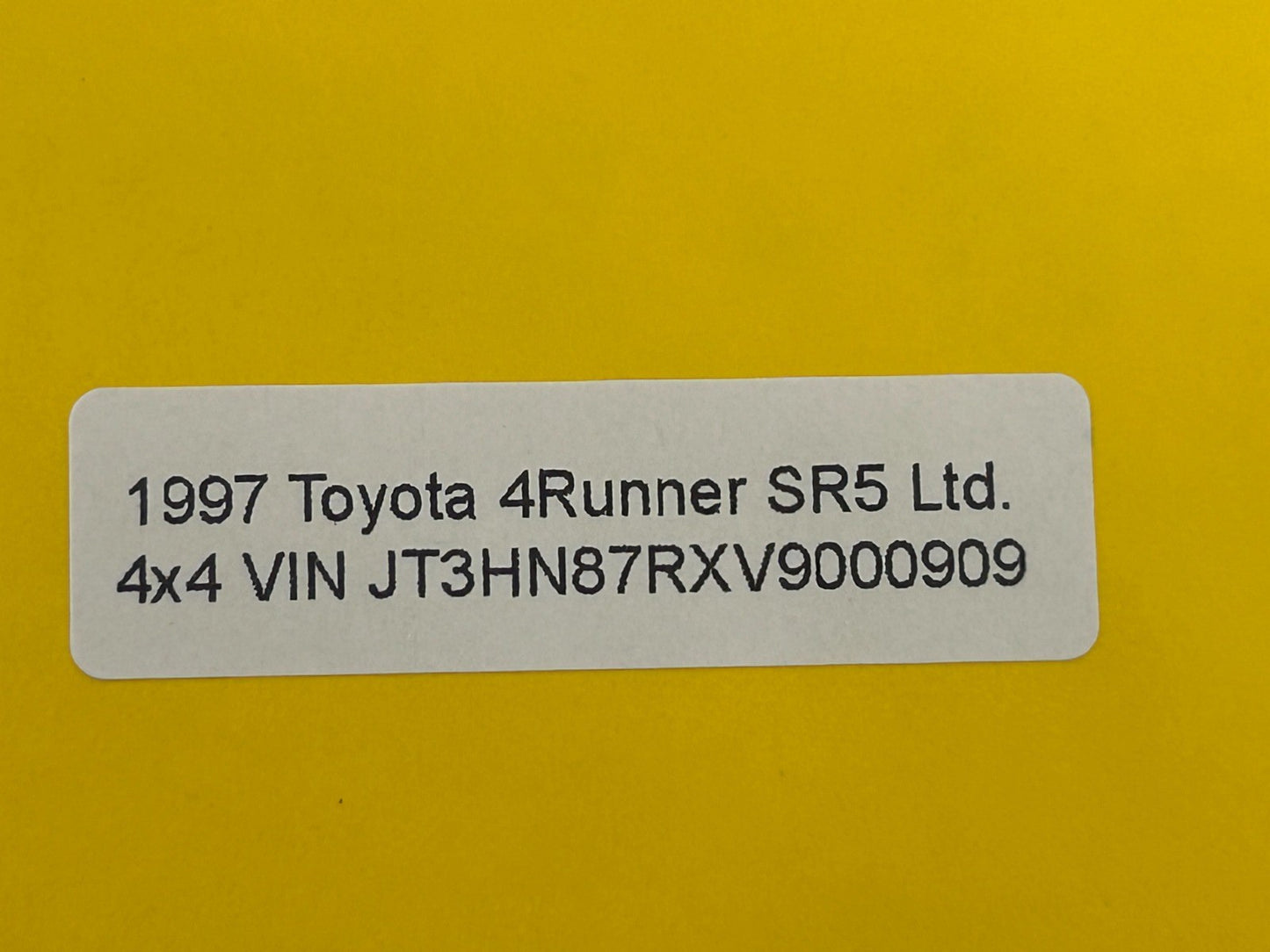 96-98 Toyota 4Runner Front Right Power Window Regulator Motor OEM 85710-35100