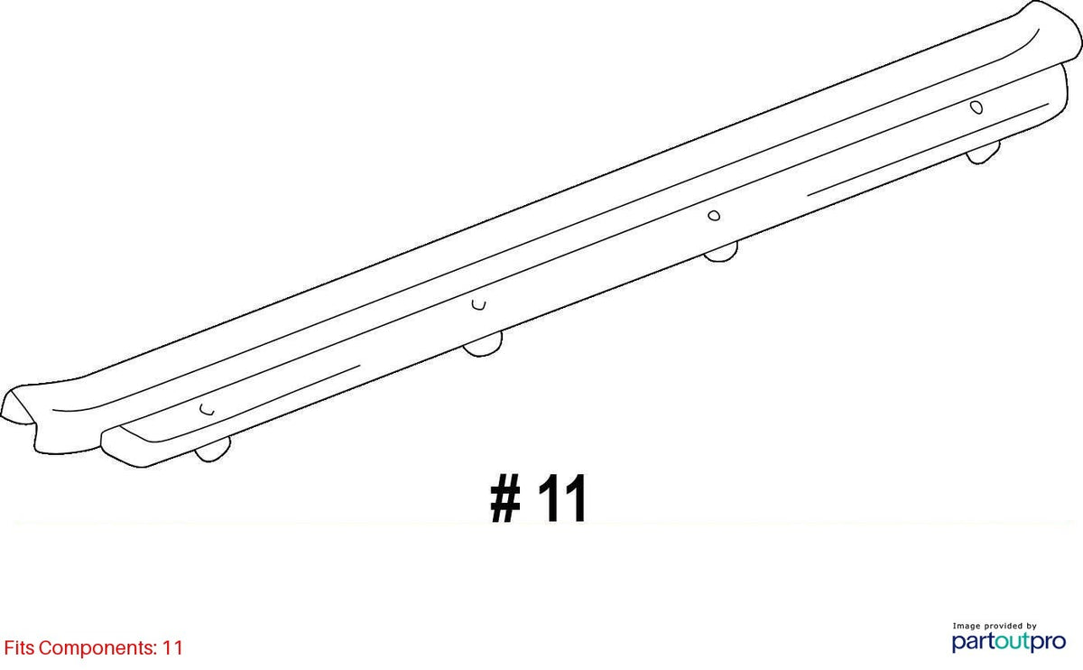1996-2002 Toyota 4Runner Front Right Door Sill Scuff Plate Trim OEM 67913-35010