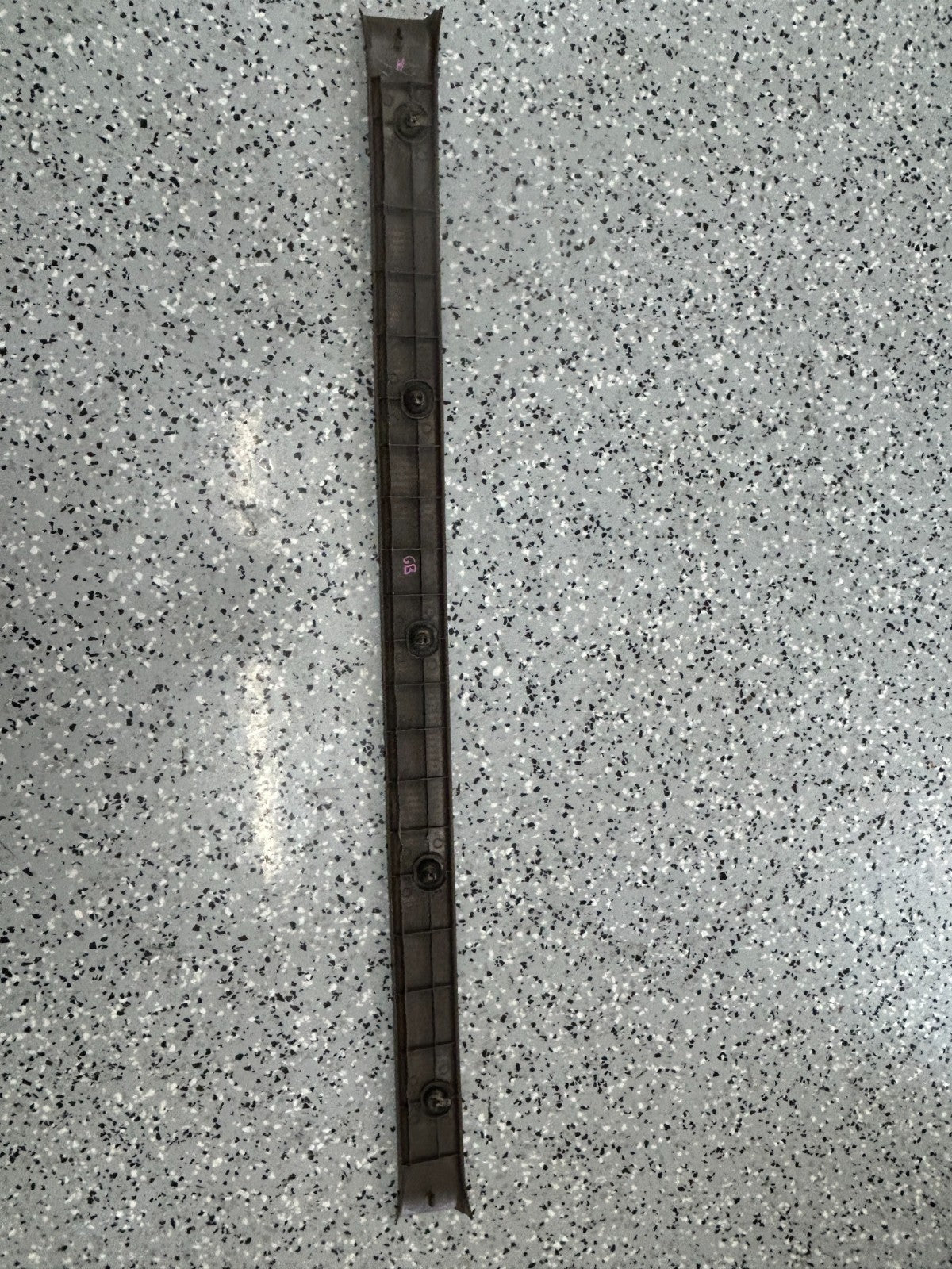 1996-2002 Toyota 4Runner Rear Trunk Sill Scuff Plate Trim Brown OEM 58573-35010