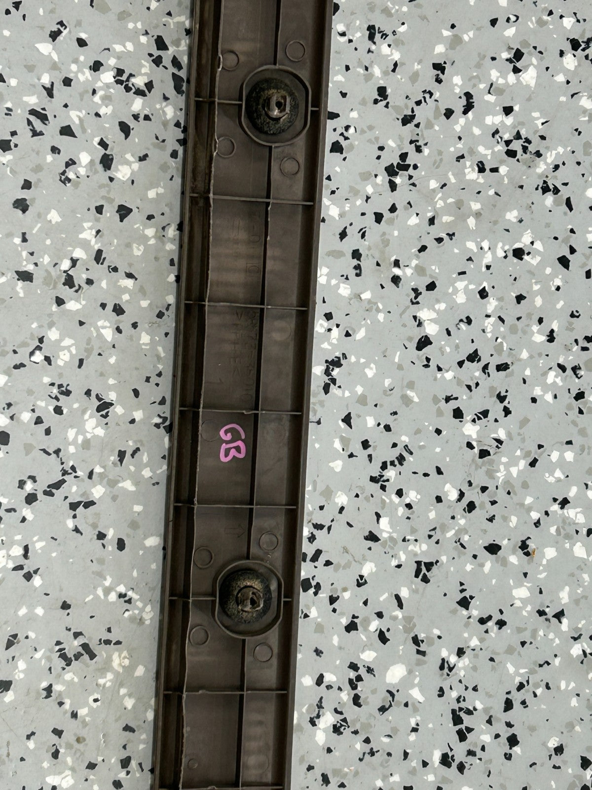 1996-2002 Toyota 4Runner Rear Trunk Sill Scuff Plate Trim Brown OEM 58573-35010