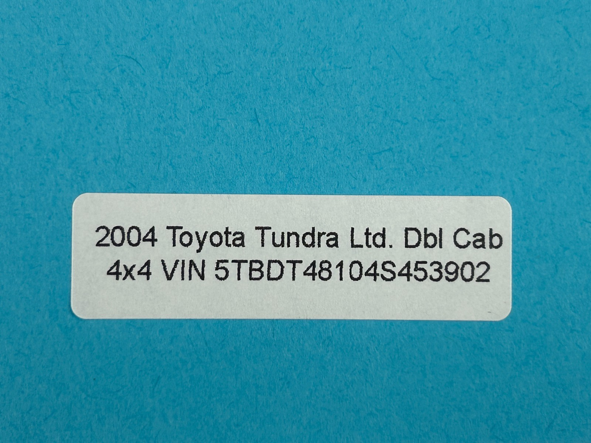 2003-2021 Toyota Tundra Double Cab Rear Left Power Window Motor OEM 85720-AE010