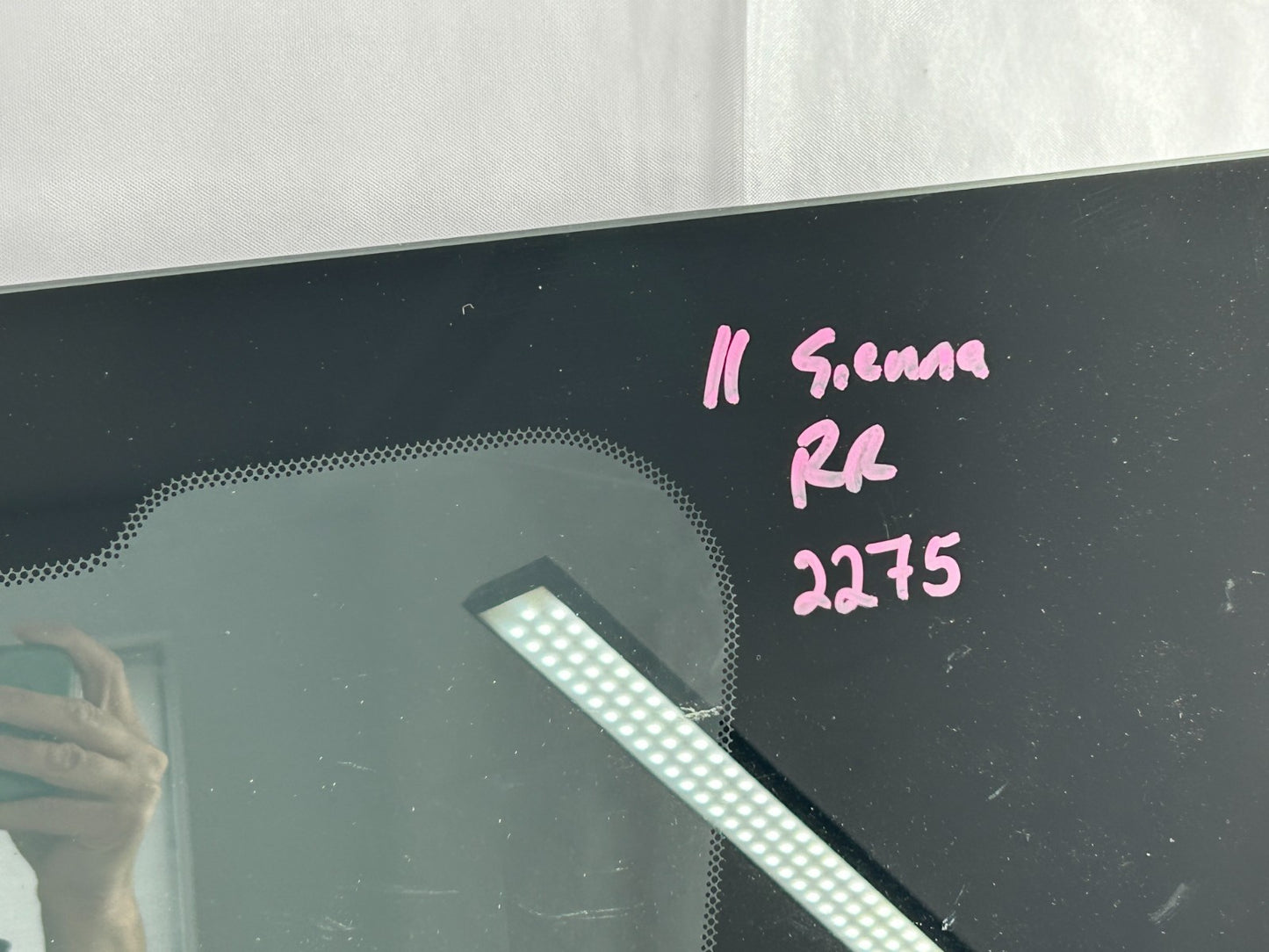2011-2015 Toyota Sienna Rear Right Side Quarter Window Glass OEM 62730-08110