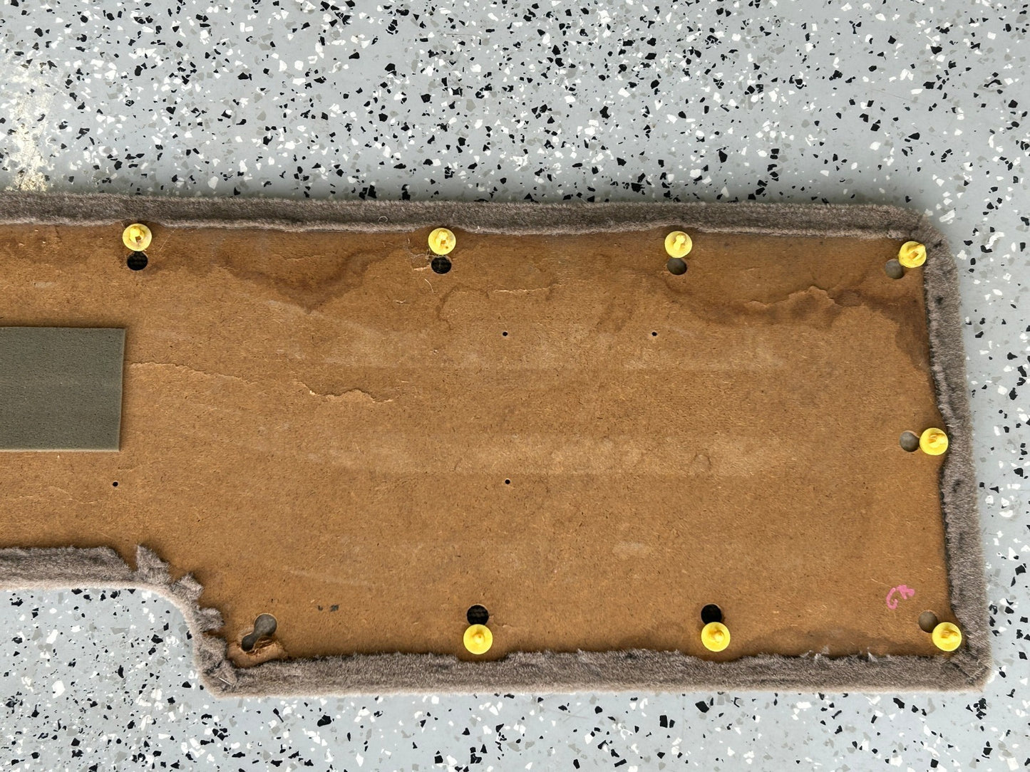 1990-1995 Toyota 4Runner Tailgate Interior Carpet Trim Door Panel Card Tan