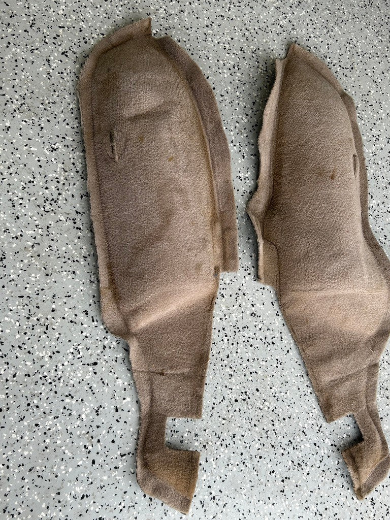 1994 Toyota 4Runner Rear Cabin Carpet Wheel Well Set Beige OEM