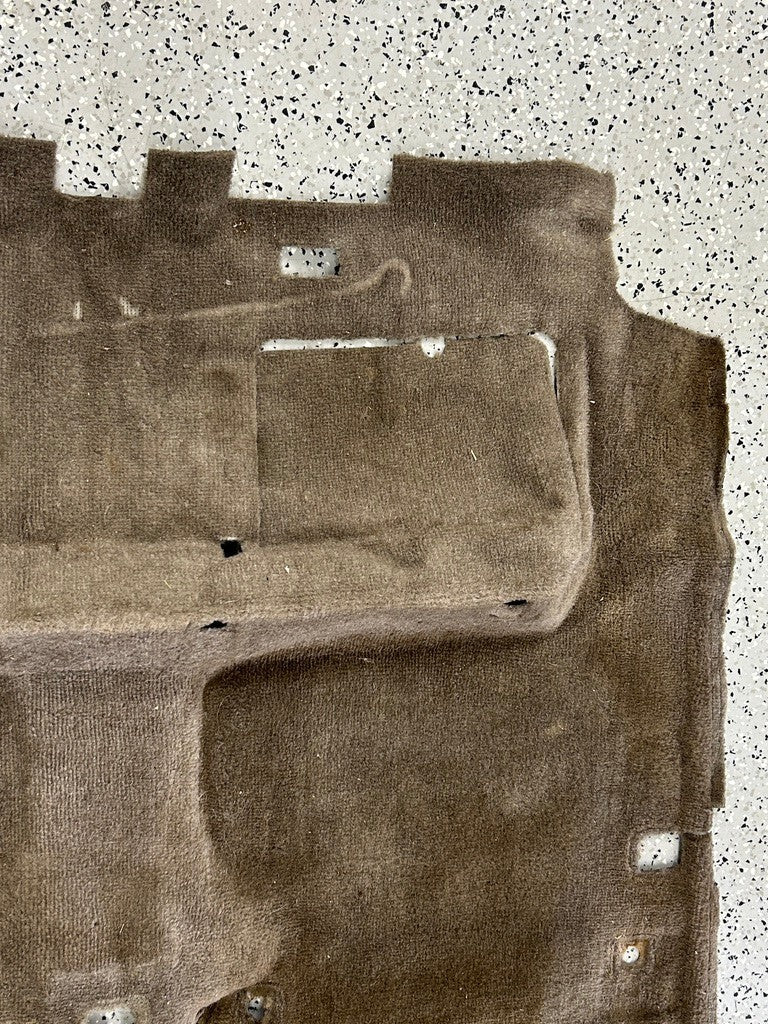 1994 Toyota 4Runner  Front Cabin Carpet Mat Beige OEM 58510-35450-E2