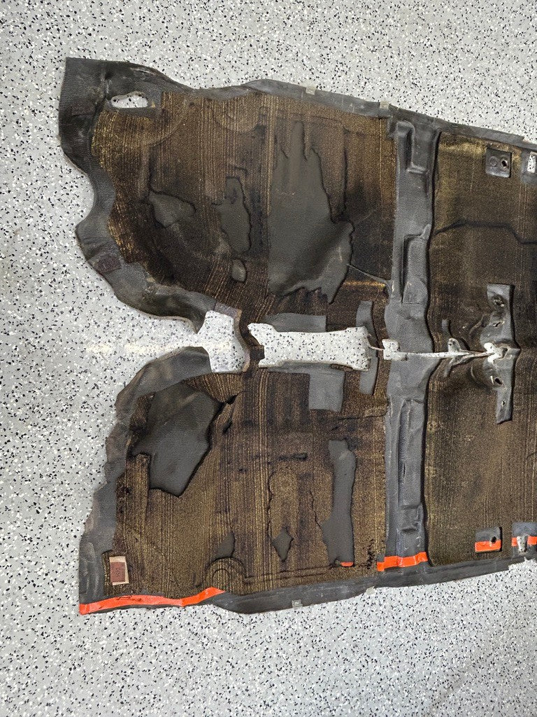 1994 Toyota 4Runner  Front Cabin Carpet Mat Beige OEM 58510-35450-E2