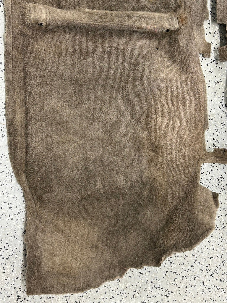 1994 Toyota 4Runner  Front Cabin Carpet Mat Beige OEM 58510-35450-E2